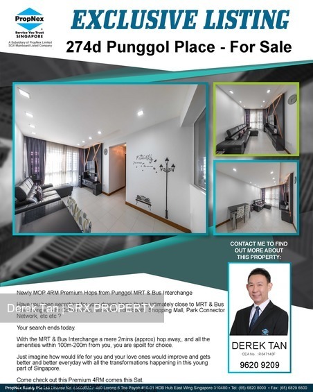 Blk 274D Punggol Place (Punggol), HDB 4 Rooms #207261021